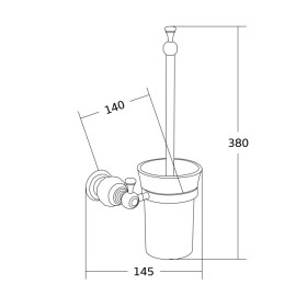 Mexen WC kefa Estela 7011550-60