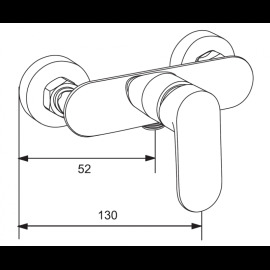 Mexen Milo 71340-70 sprchová batéria