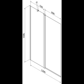 Mexen Cube vaňa 170x80cm 550517080X9412117070