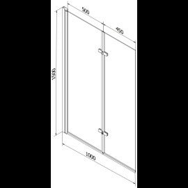 Mexen Cube vaňa 170x80 550517080X9210027070