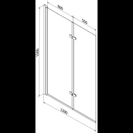 Mexen Cube vaňa 170x80 550517080X9212027070