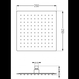 Mexen Slim 79125-50 sprcha