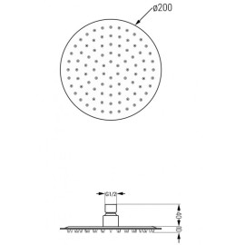 Mexen Slim 79220-00 sprcha