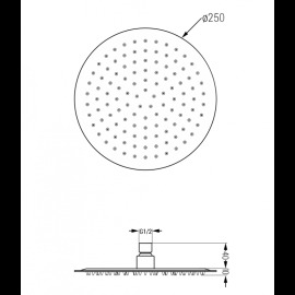 Mexen Slim 79225-00 sprcha