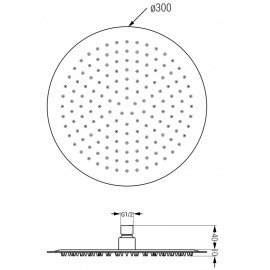 Mexen Slim 79230-00 sprcha