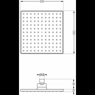 Mexen D-45 79745-50 sprcha - cena, srovnání