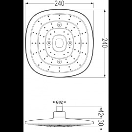 Mexen D-17 79717-02 sprcha