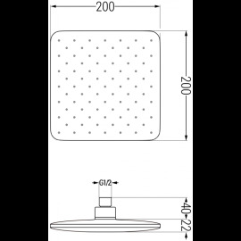 Mexen D-62 79762-20 sprcha