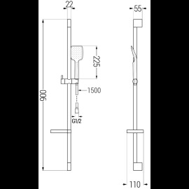 Mexen DS62 785624583-00 sprchový set