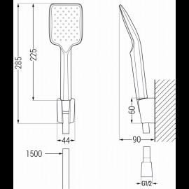 Mexen R-62 785625052-00 sprchový set