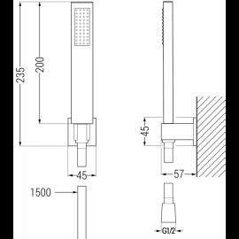 Mexen R-02 785005050-20 sprchový set