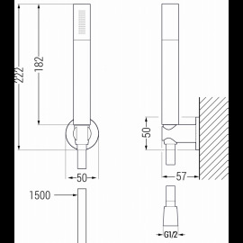 Mexen R-70 785705051-00 sprchový set