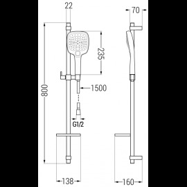 Mexen DQ17 785174581-02 sprchový set