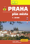 Praha - knižní plán města 2022 - cena, srovnání