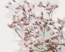 Zuty Kvitnúca magnólia, 80x100cm plátno napnuté na rám