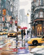 Zuty Maľovanie podľa čísel Žlté taxíky v New Yorku (Richard Macneil), 80x100cm napnuté plátno na rám - cena, srovnání