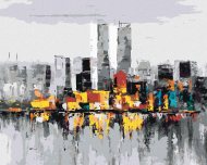 Zuty New York city, 80x100cm bez rámu a bez napnutia plátna - cena, srovnání