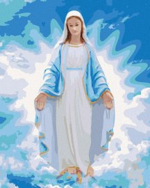 Zuty Panna Mária, 80x100cm plátno napnuté na rám