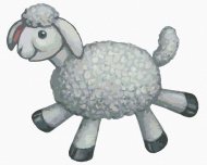 Zuty Plyšová ovečka (Sue Ellen Brown), 80x100cm plátno napnuté na rám - cena, srovnání