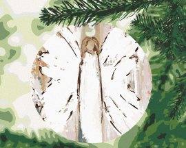 Zuty Anjel na stromčeku (Haley Bush), 40x50cm vypnuté plátno na rám
