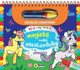 Jednorožci - Magické vodní omalovánky