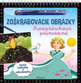 Zoškrabovacie obrázky - Rozprávkové princezné