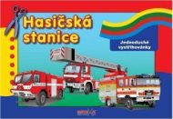 Hasičská stanice - Jednoduché vystřihovánky - cena, srovnání