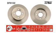TRW Brzdový kotúč DF6122 - cena, srovnání