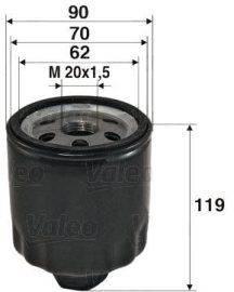 Valeo Olejový filter 586020