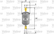 Valeo Palivový filter 587028 - cena, srovnání