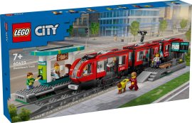 Lego City 60423 Električka a zastávka v centre mesta