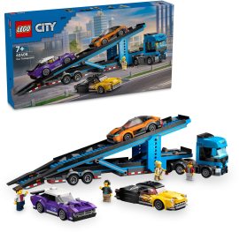 Lego City 60408 Kamión na prepravu áut so športiakmi