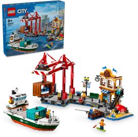 Lego City 60422 Prístav s nákladnou loďou