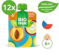 Bionek BIO jablko, marhuľa a banán 12x90g - cena, srovnání