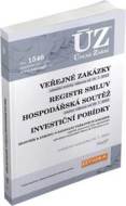 ÚZ 1546 Veřejné zakázky, Ochrana hospodářské soutěže, Veřejná podpora, Investiční pobídky, Registr smluv - cena, srovnání