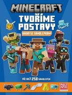 Minecraft - Tvoříme postavy - Knížka se samolepkami - cena, srovnání