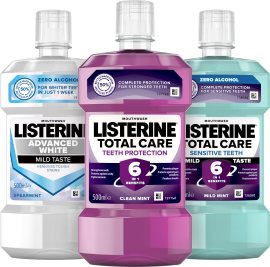 Johnson & Johnson Listerine Špeciálna starostlivosť 3x500ml