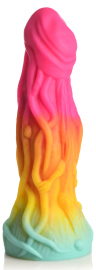 Creature Cocks Shape Shifter Alien Silicone Dildo Rainbow