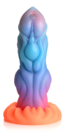 Creature Cocks Alien Invader Glow-in-the-Dark Silicone Dildo