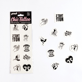 Secret Play Chic Tattoo Kinky Collection 10pcs