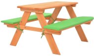 vidaXL Detský piknikový stôl s lavičkami 91793 - cena, srovnání