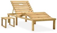 vidaXL Záhradné ležadlo so stolíkom impregnované borovicové drevo 315397 - cena, srovnání