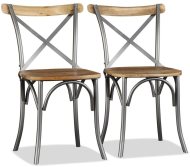 vidaXL Jedálenské stoličky 2 ks masívne mangovníkové drevo 244592 - cena, srovnání