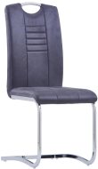 vidaXL Konzolové jedálenské stoličky 2 ks sivé umelá brúsená koža 281785 - cena, srovnání