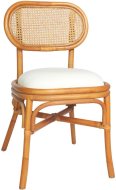 vidaXL Jedálenská stolička 2 ks svetlohnedé, plátno 325480 - cena, srovnání