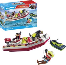 Playmobil 71464 Hasičský čln s vodným skútrom