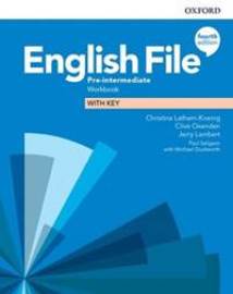 English File Fourth Edition Pre-Intermediate Workbook with Answer Key