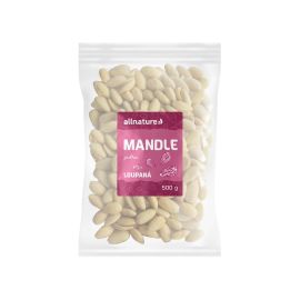 Allnature Mandle jadrá natural lúpané 500g