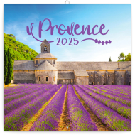 Poznámkový kalendář Provence 2025 - nástěnný kalendář - cena, srovnání