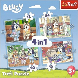 Trefl Puzzle 4v1 - Bluey / BBC